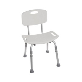 SILLA PARA DUCHA CON RESPALDO DRIVE