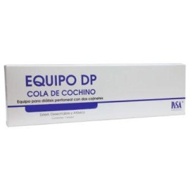 EQUIPO DRENAJE DIÁLISIS PERITONEAL COLA DE COCHINO