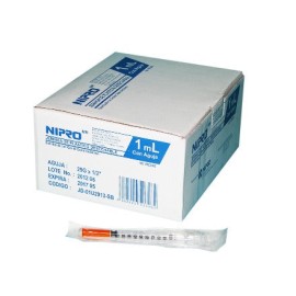 JERINGA 1ML NIPRO PARA INSULINA