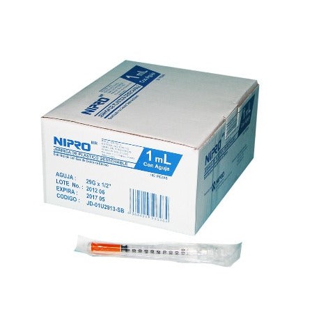 JERINGA 1ML NIPRO PARA INSULINA